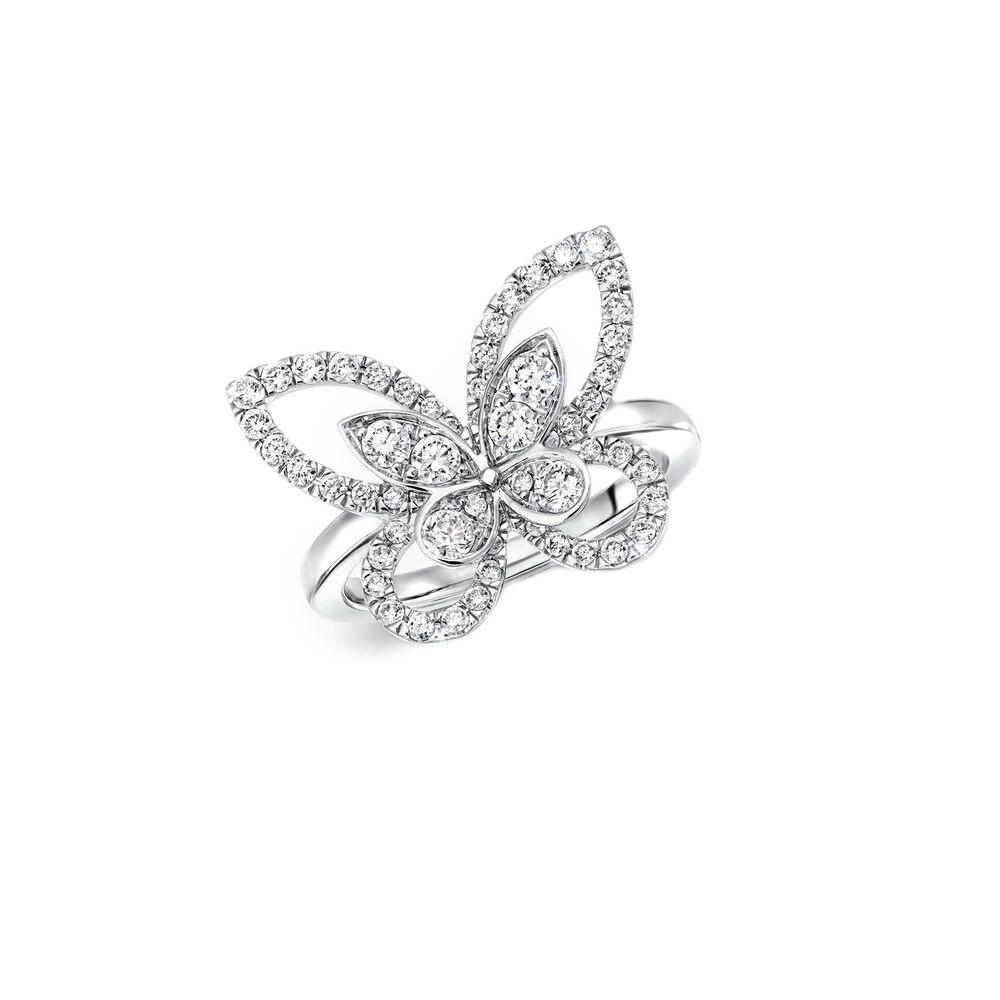 Butterfly Diamond Ring