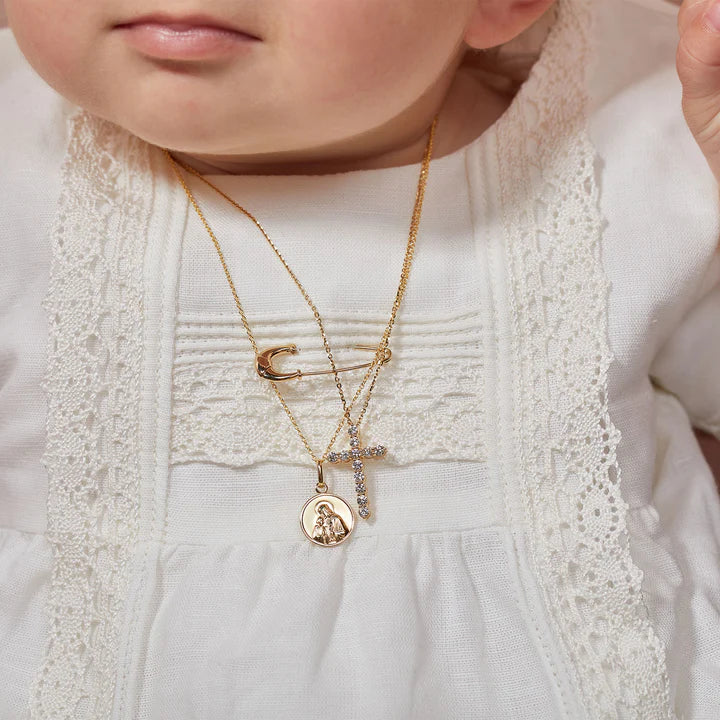 Kids Diamond Cross Necklace