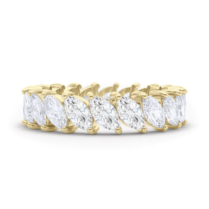 Tilted Lab Marquise Diamond Eternity Band