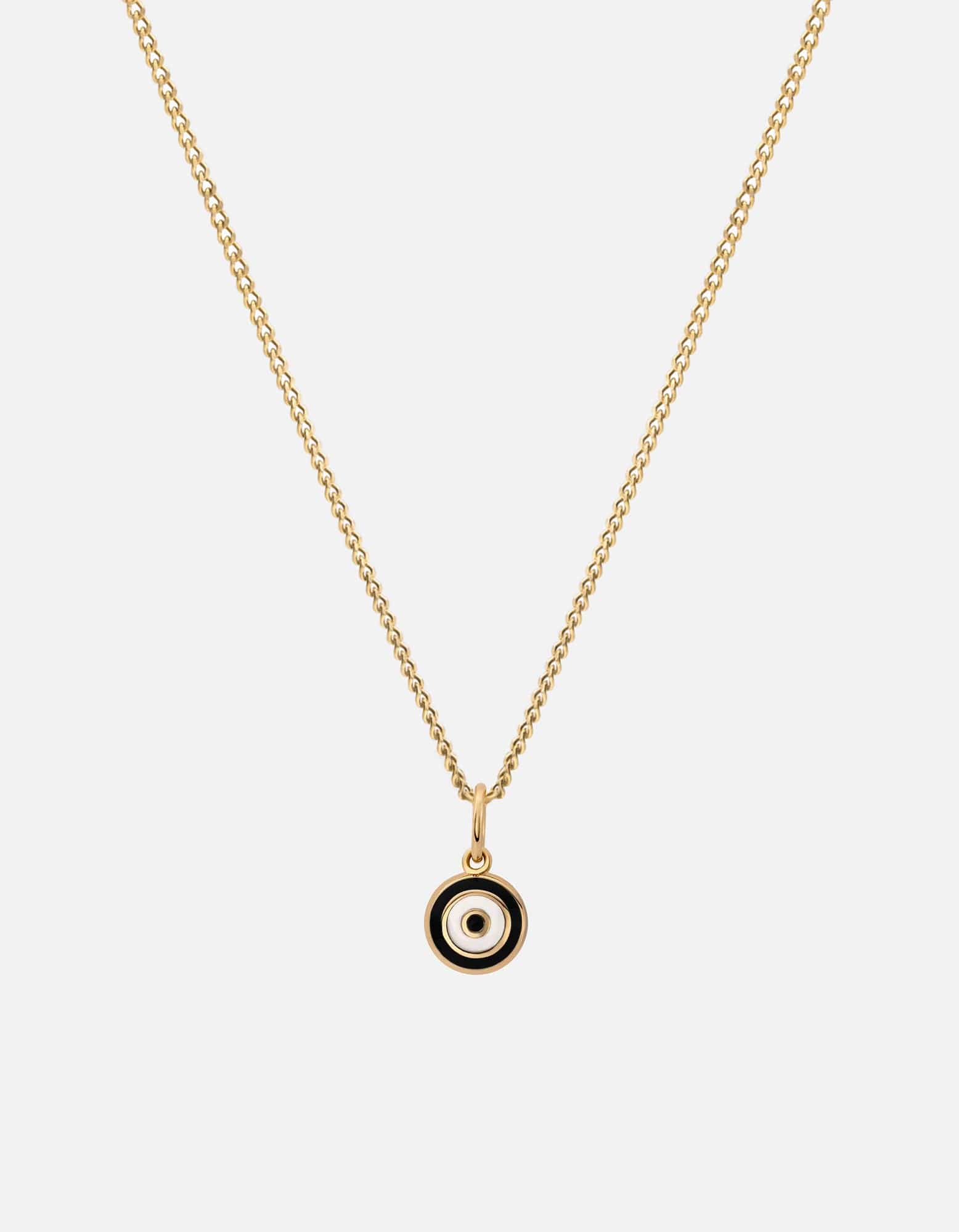 Evil Eye Enamel Pendant