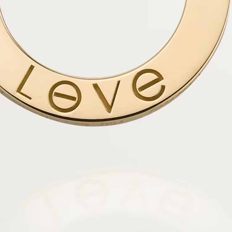 Love Necklace With 3 Diamonds