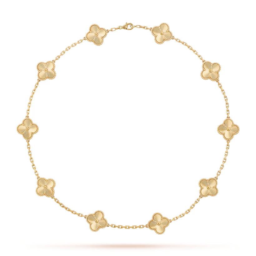 10 Gold Motif Necklace