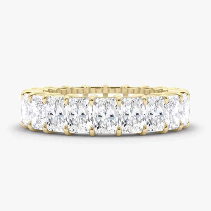 Radiant Cut Lab Diamond Eternity Band