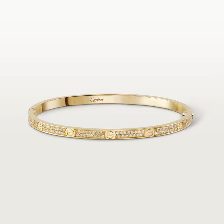 Small Model Love Bangle Paved