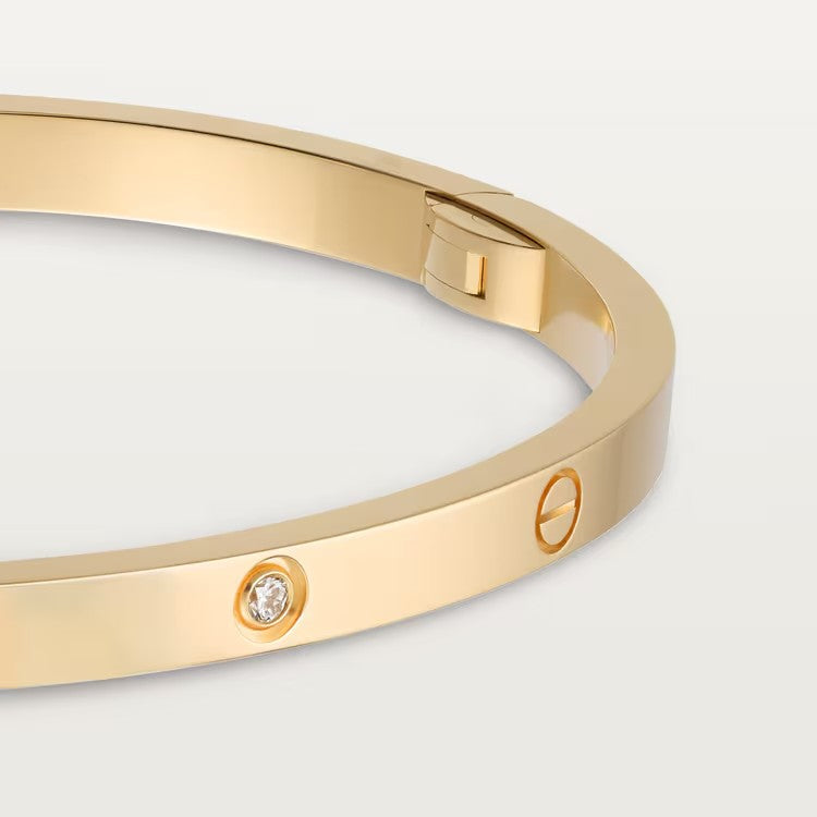 Small Model Love Bangle with 6 Diamonds