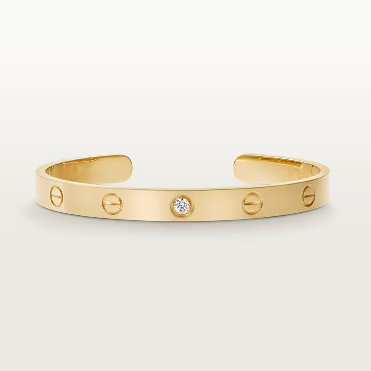 Love Bangle With 1 Diamond