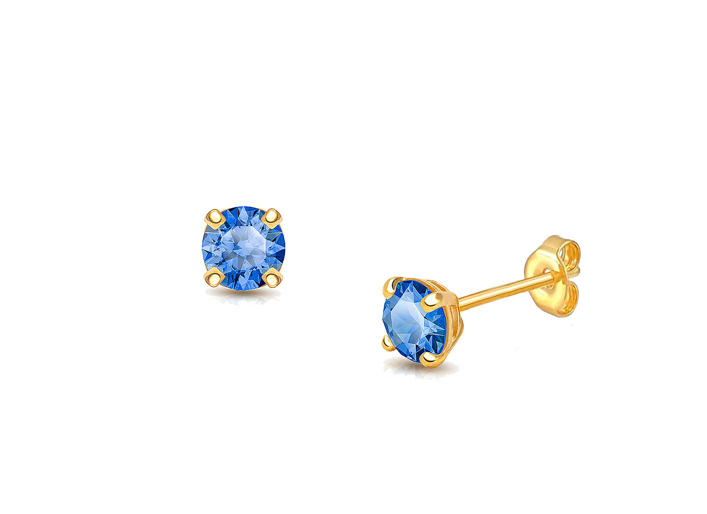 September Birthstone Stud Earrings