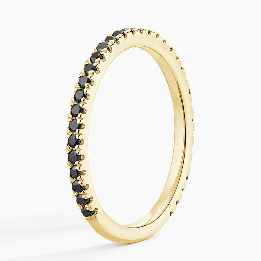 Black Diamond Pave Ring