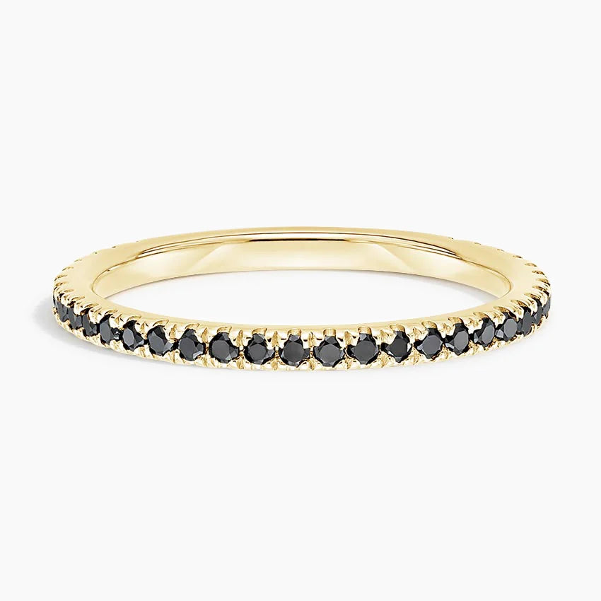 Black Diamond Pave Ring