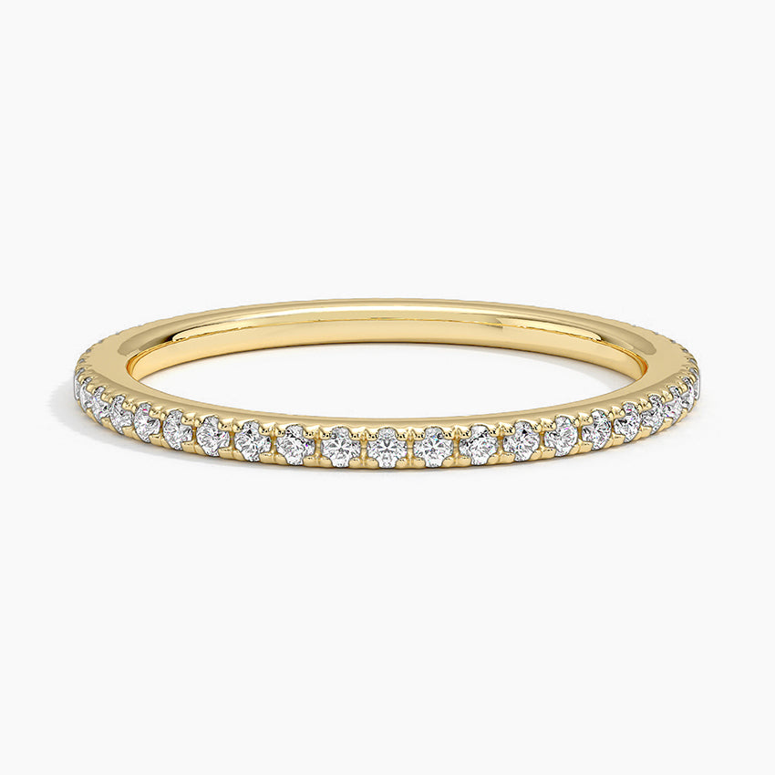 Petite Shared Prong Diamond Ring