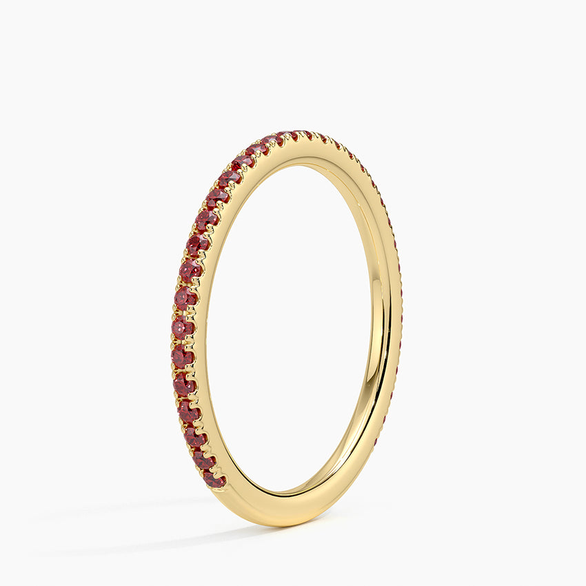 Garnet Pave Ring