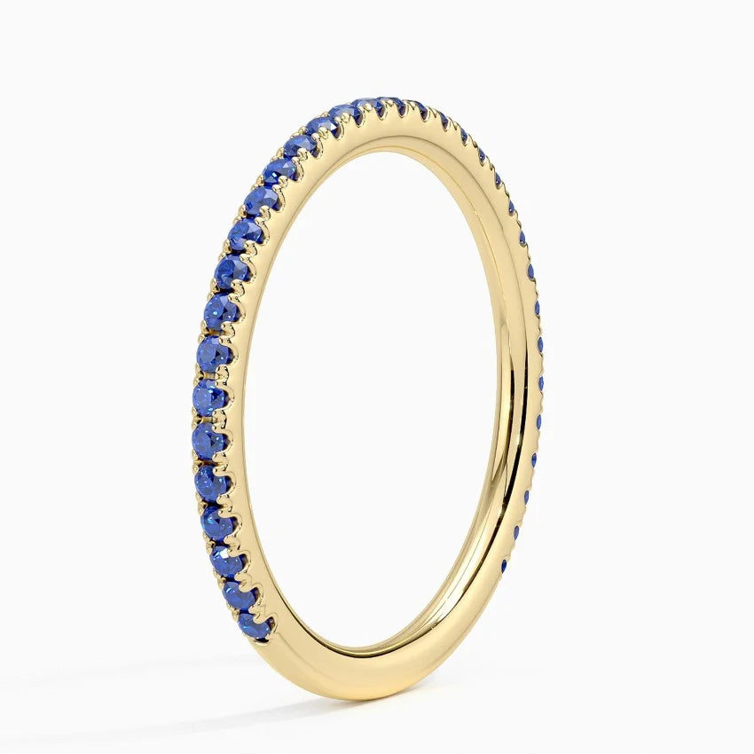 Sapphire Pave Ring