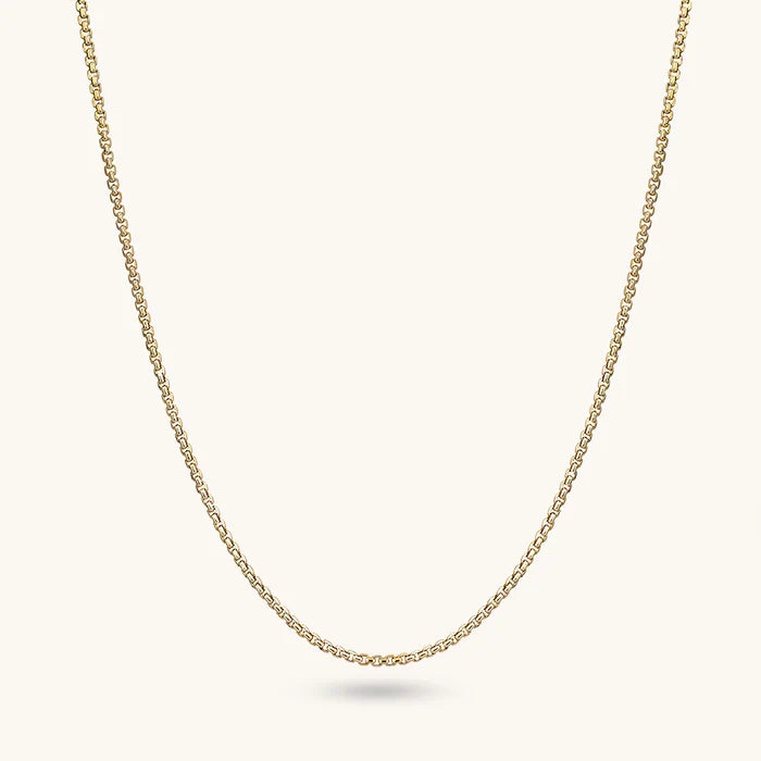 Ladies Box Chain Necklace