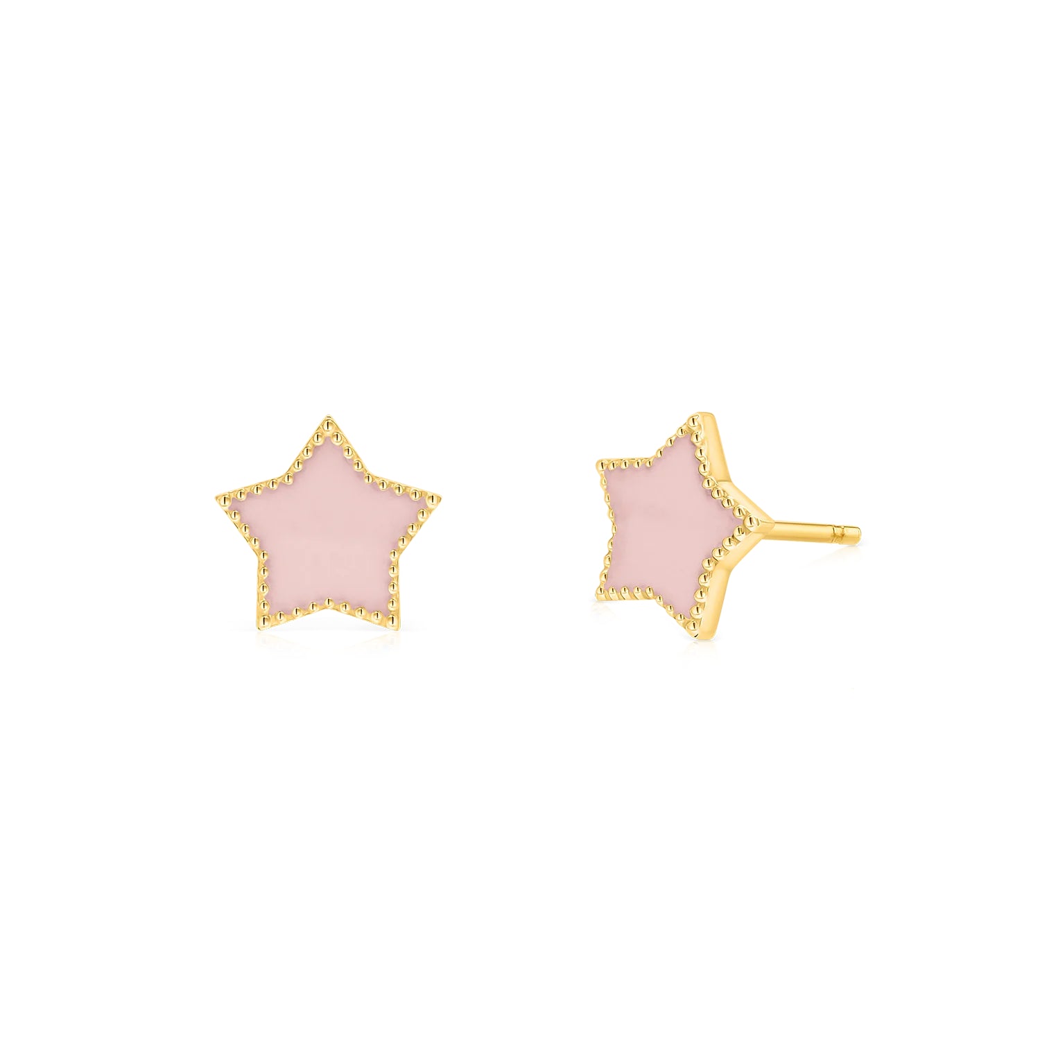 Kids Enamel Star Earrings