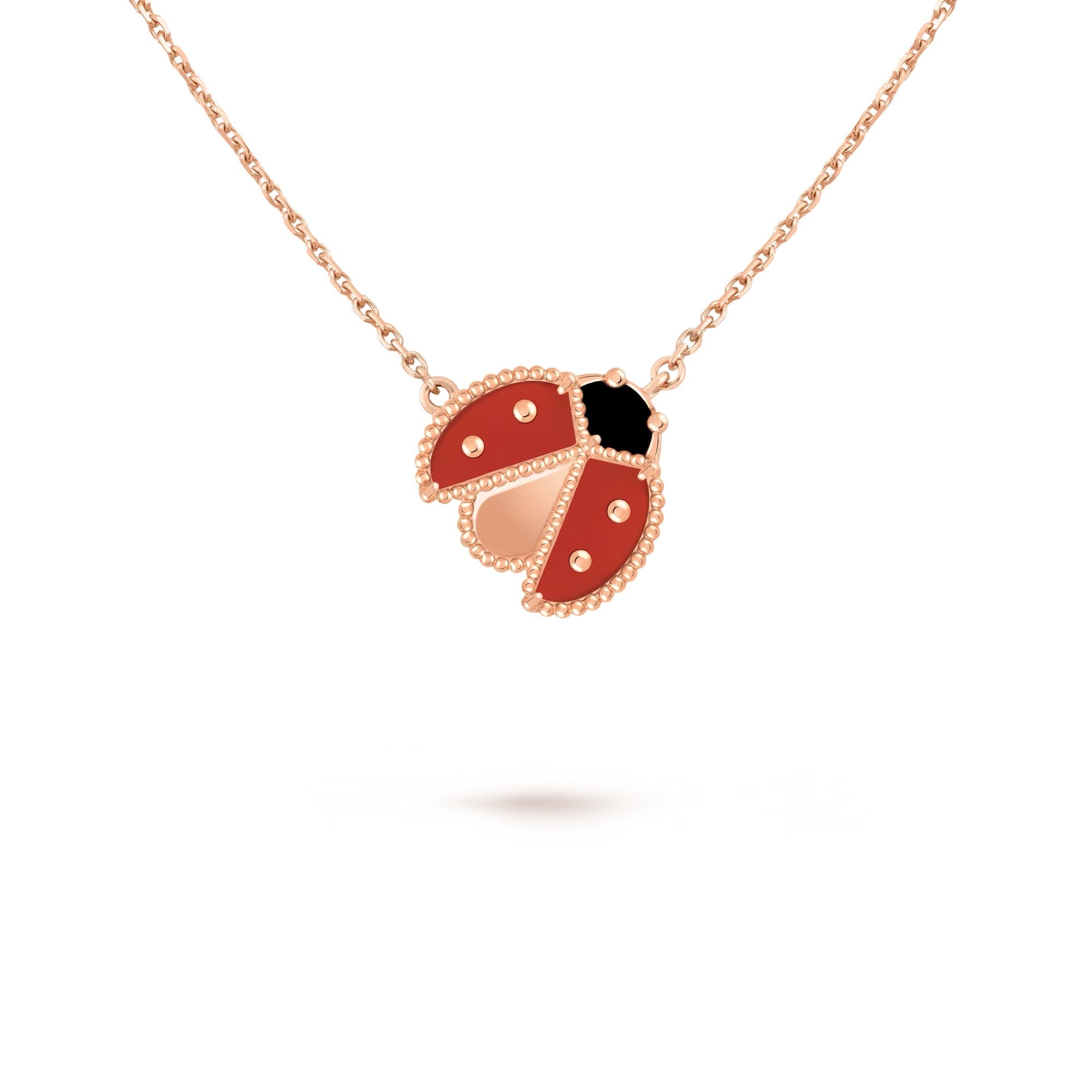 Lucky Spring Pendant – Open Wings Ladybug