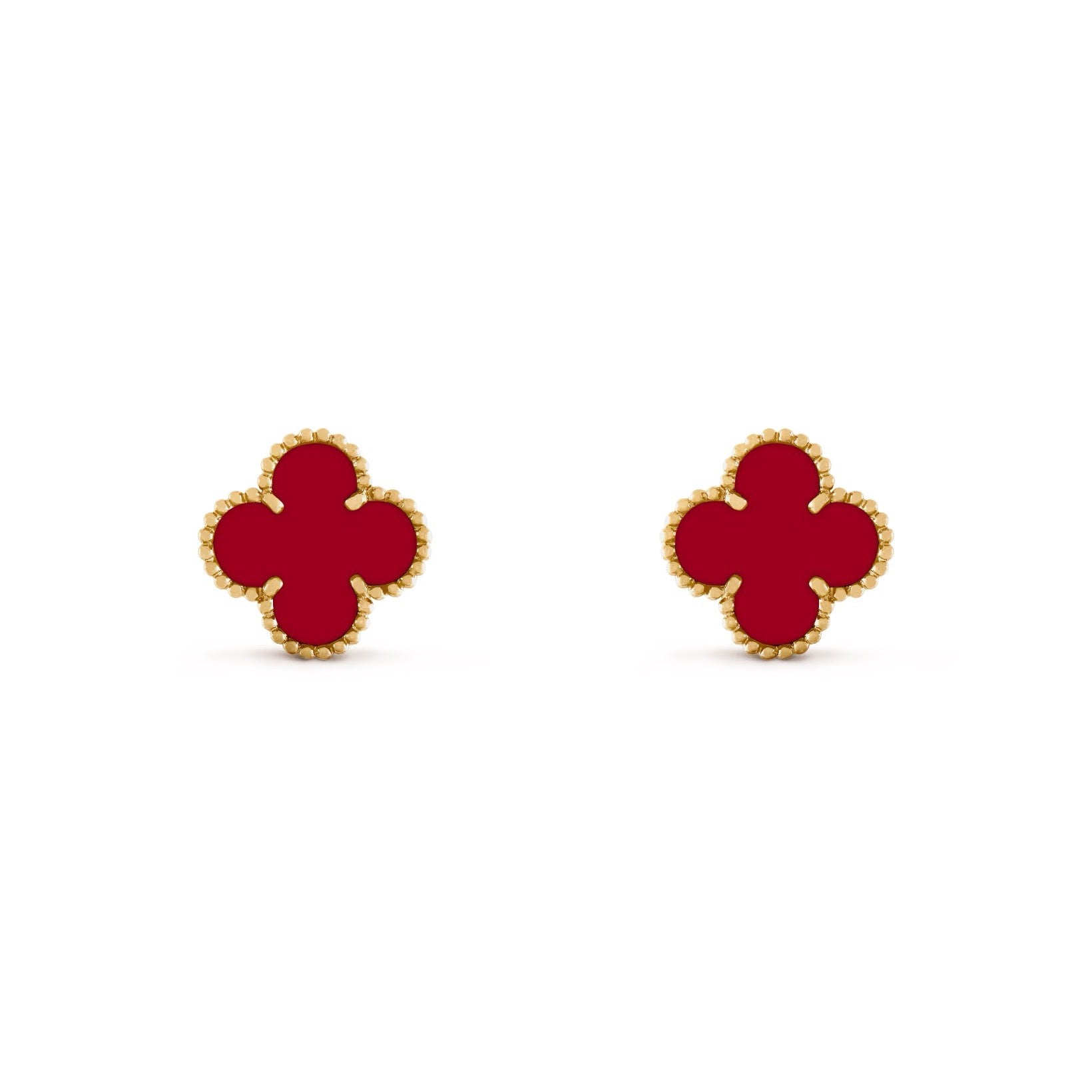 Carnelian Motif Earrings