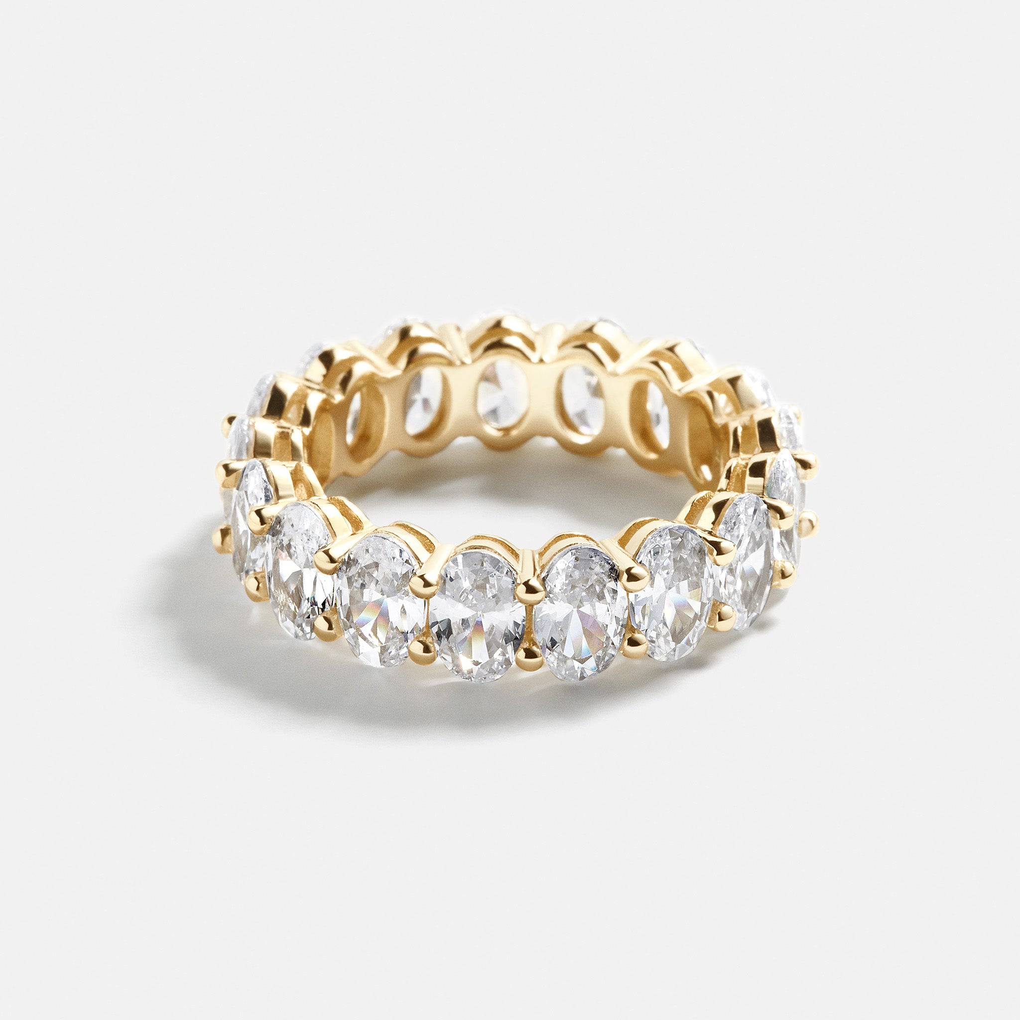 Oval Cut Eternity Ring