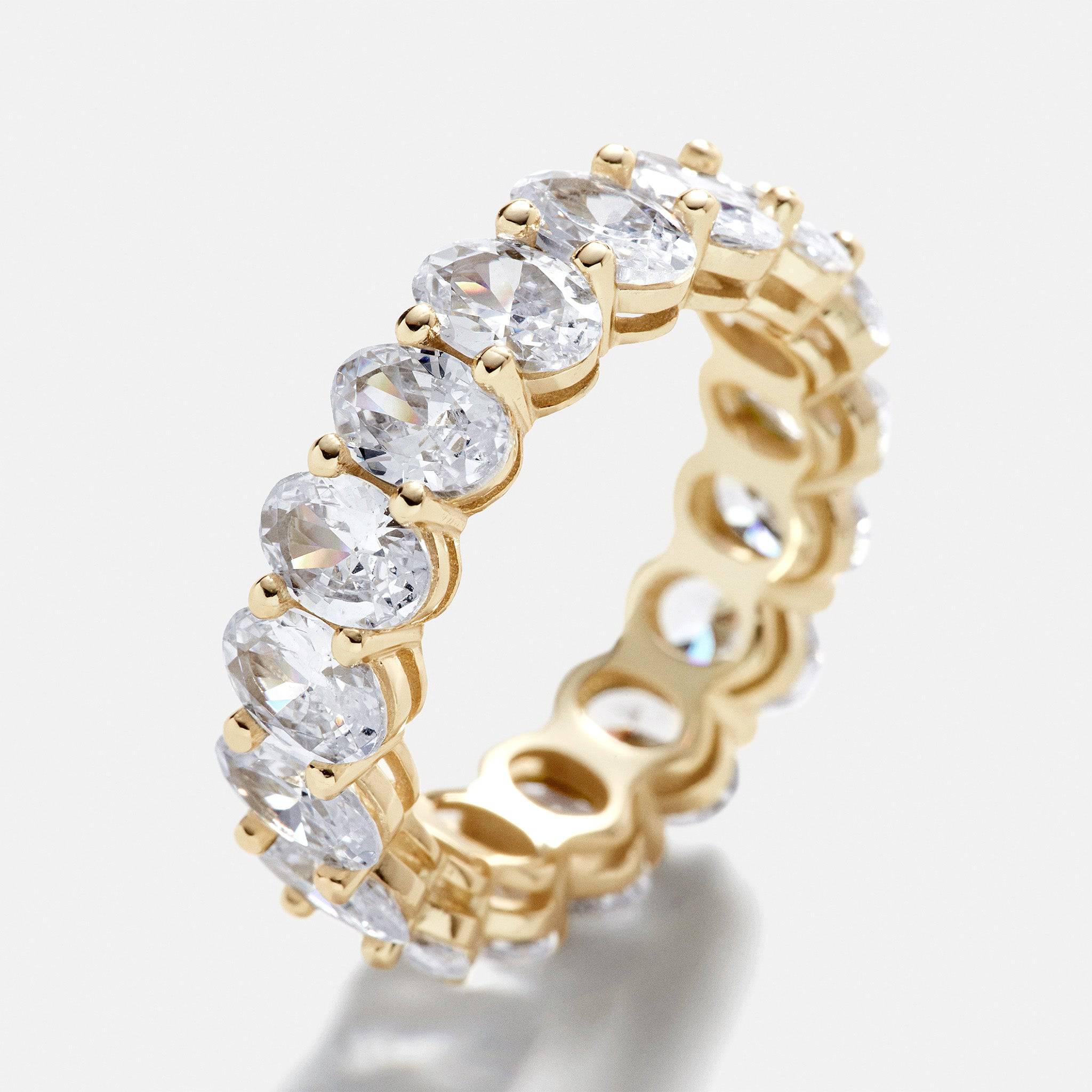 Oval Cut Eternity Ring