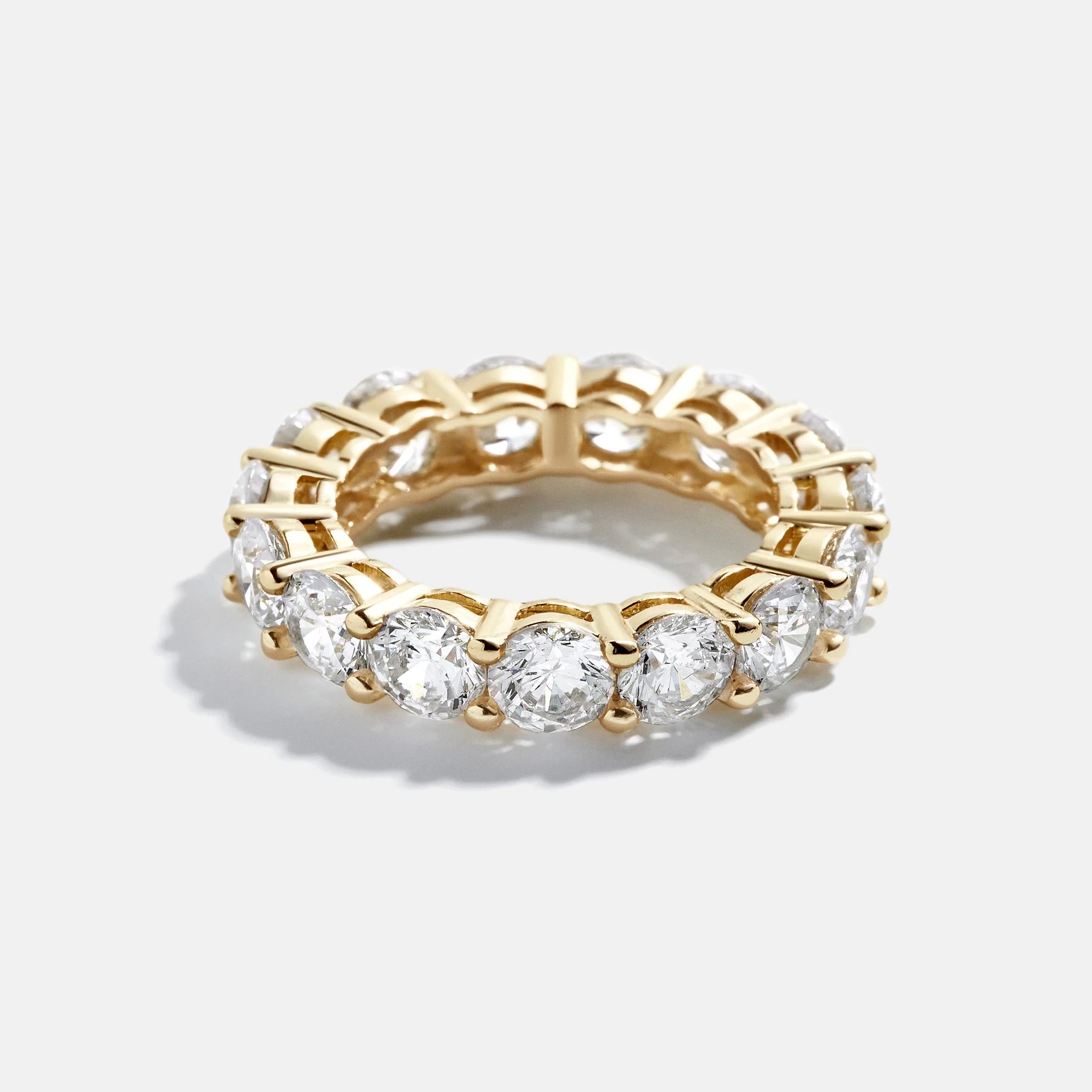 4 mm Round Cut Eternity Ring