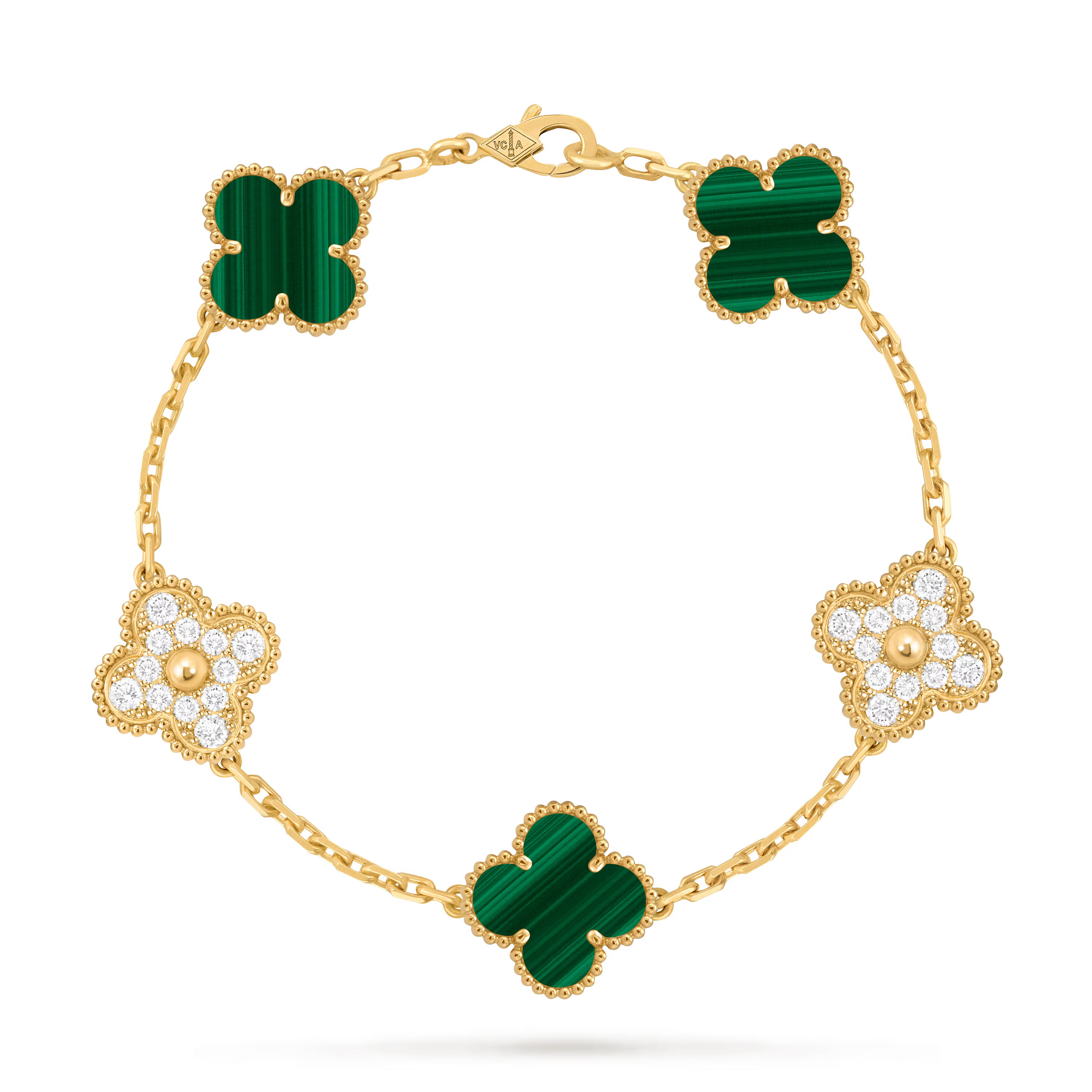 Vintage Alhambra bracelet, 5 motifs