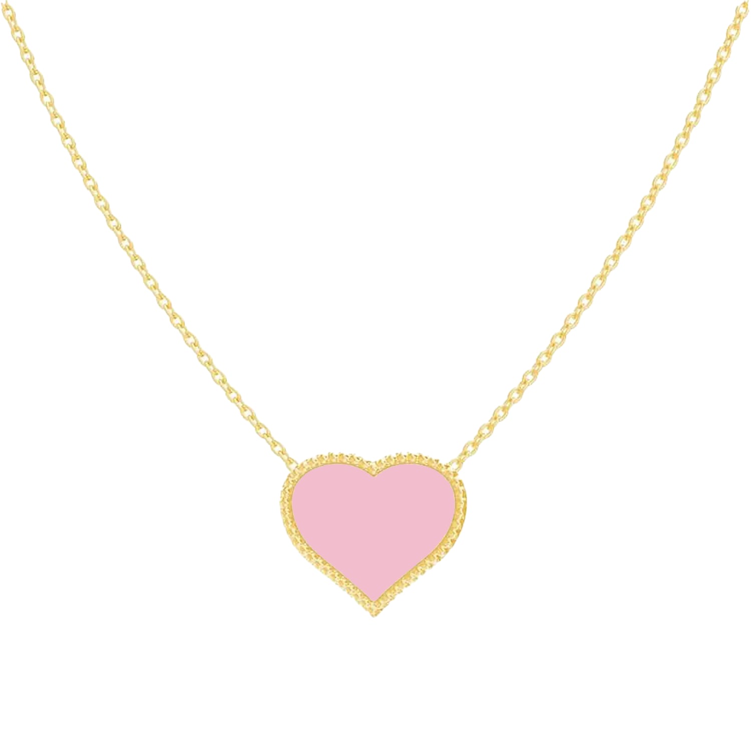 Kids Heart Enamel Necklace