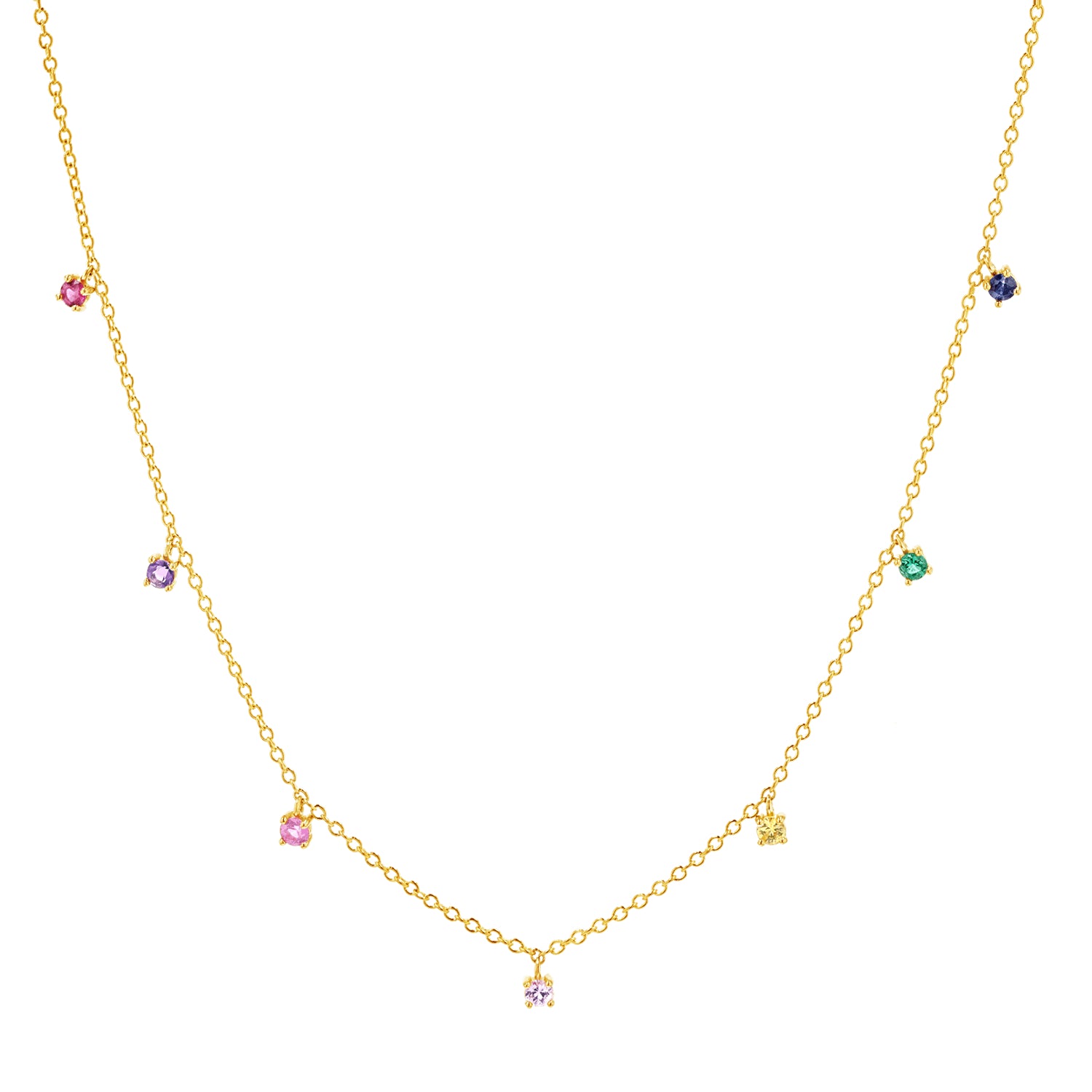 Kids Gemstone Drop Necklace