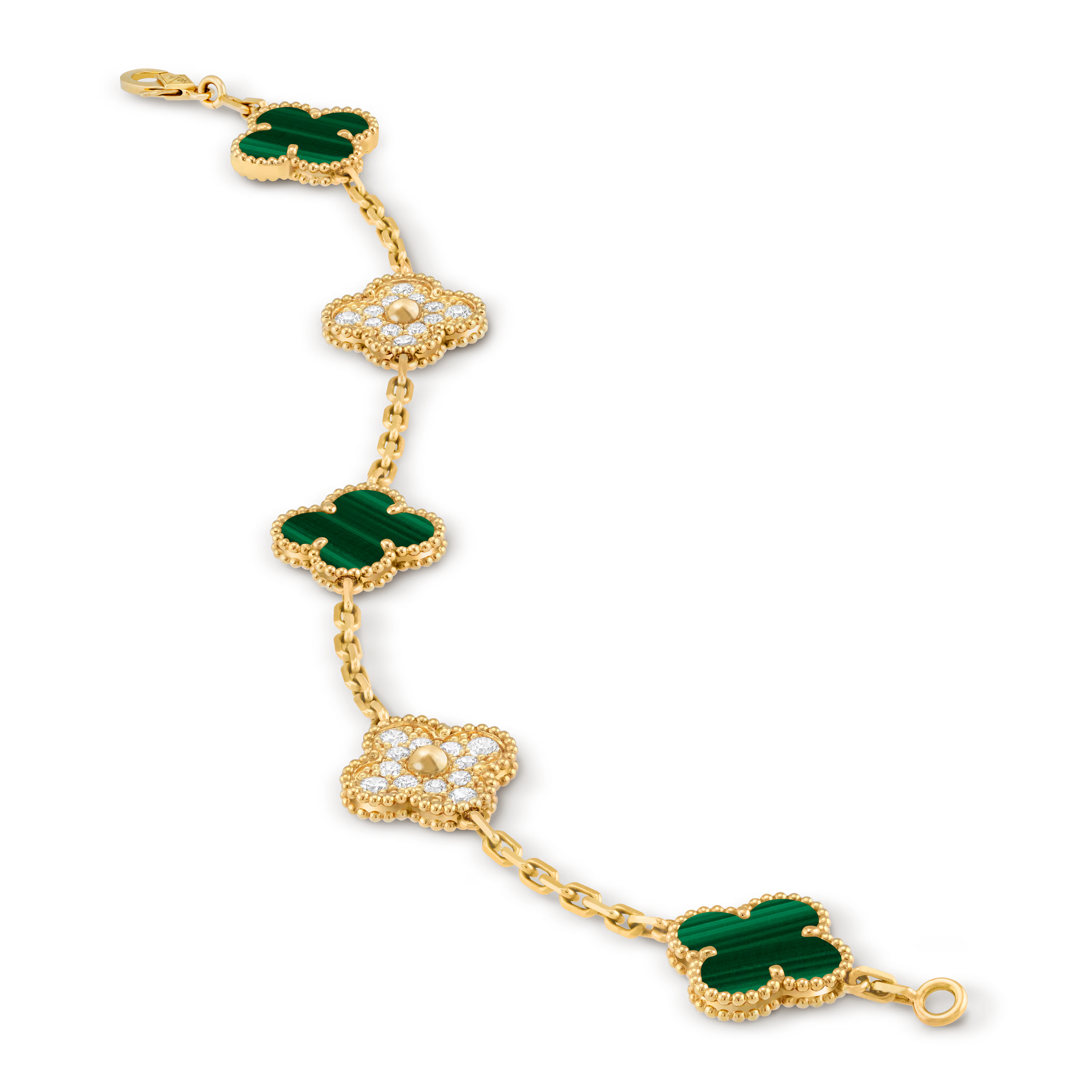 Vintage Alhambra bracelet, 5 motifs