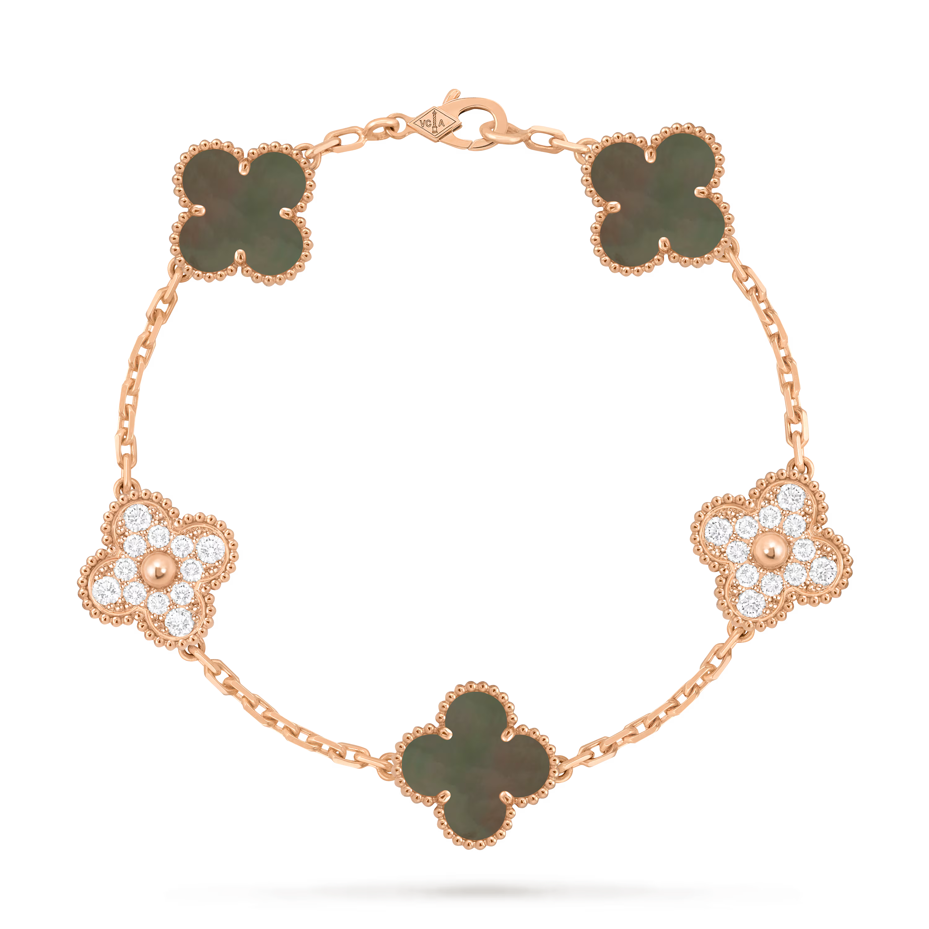 Vintage Alhambra bracelet, 5 motifs