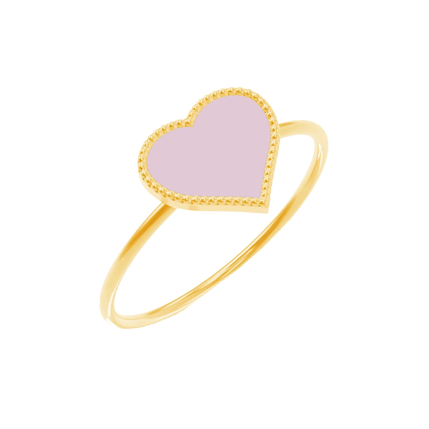 Kids Enamel Heart Ring