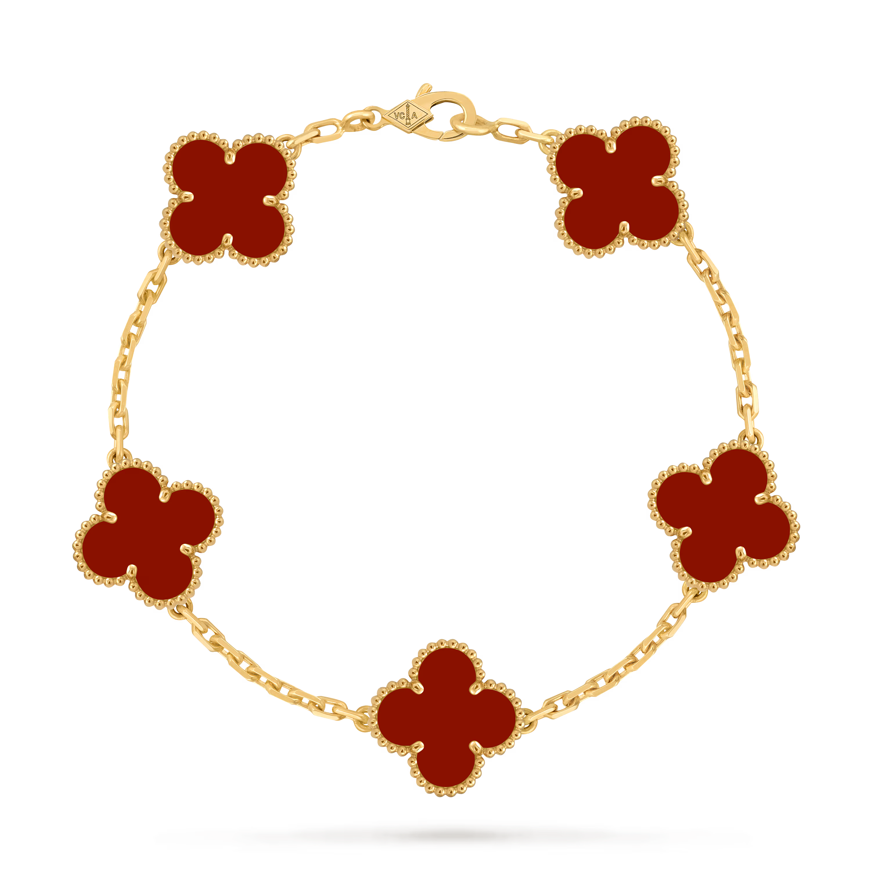 Carnelian 5 Motif Bracelet
