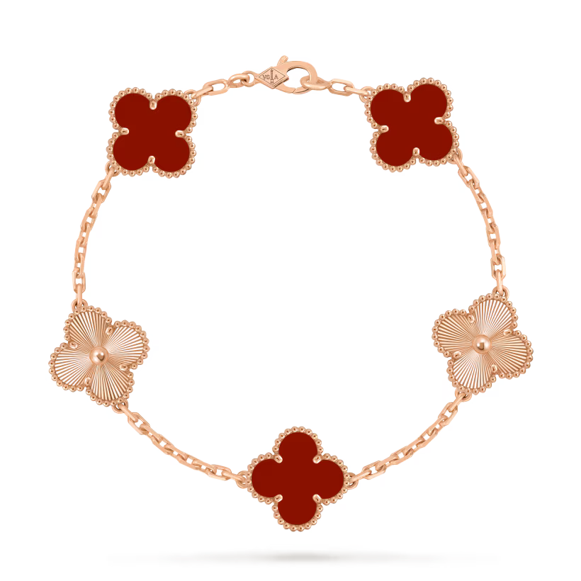 Vintage Alhambra bracelet, 5 motifs