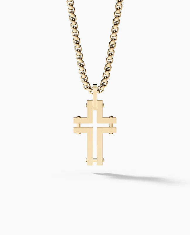 timeless Cross Pendant in Gold