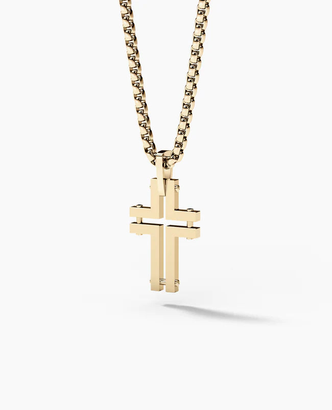 timeless Cross Pendant in Gold