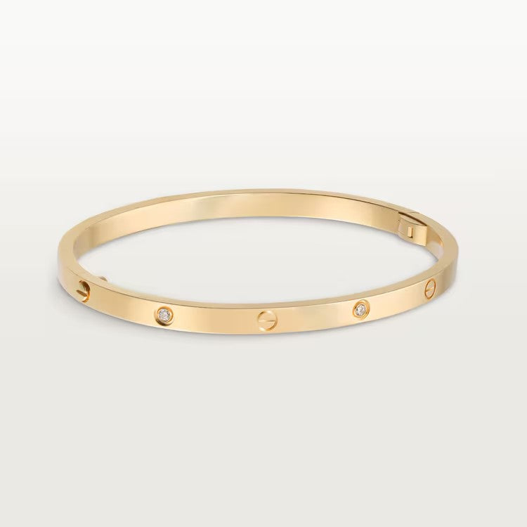 Small Model Love Bangle with 6 Diamonds