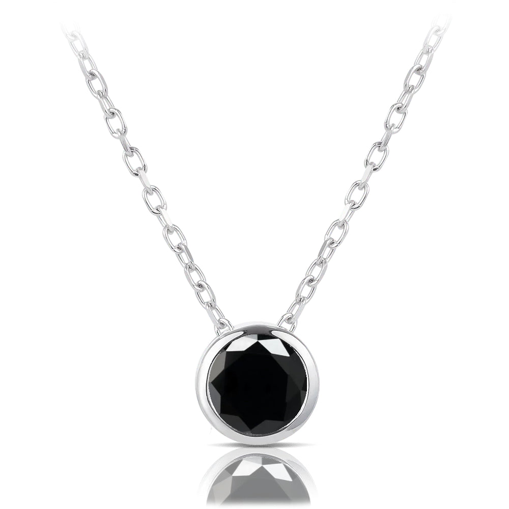 Black Diamond Gemstone Pendant