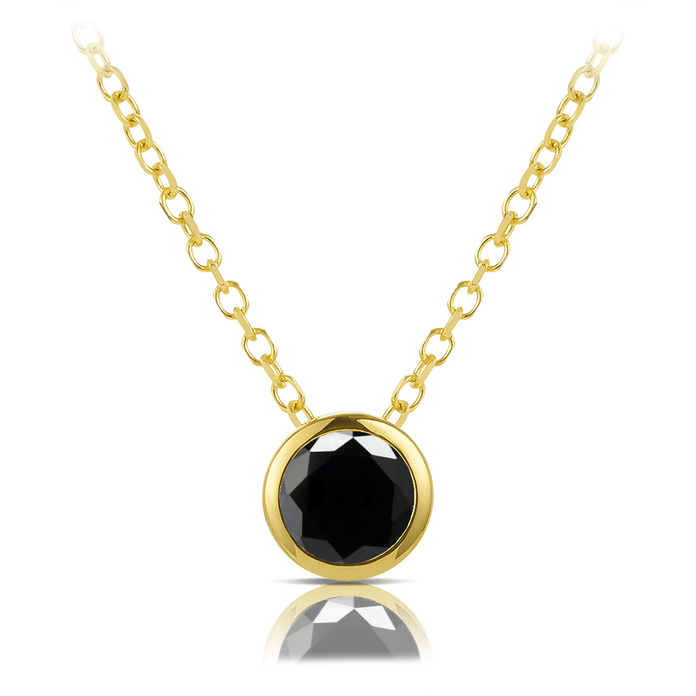 Black Diamond Gemstone Pendant