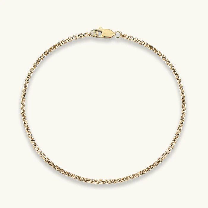 Ladies box Chain Bracelet