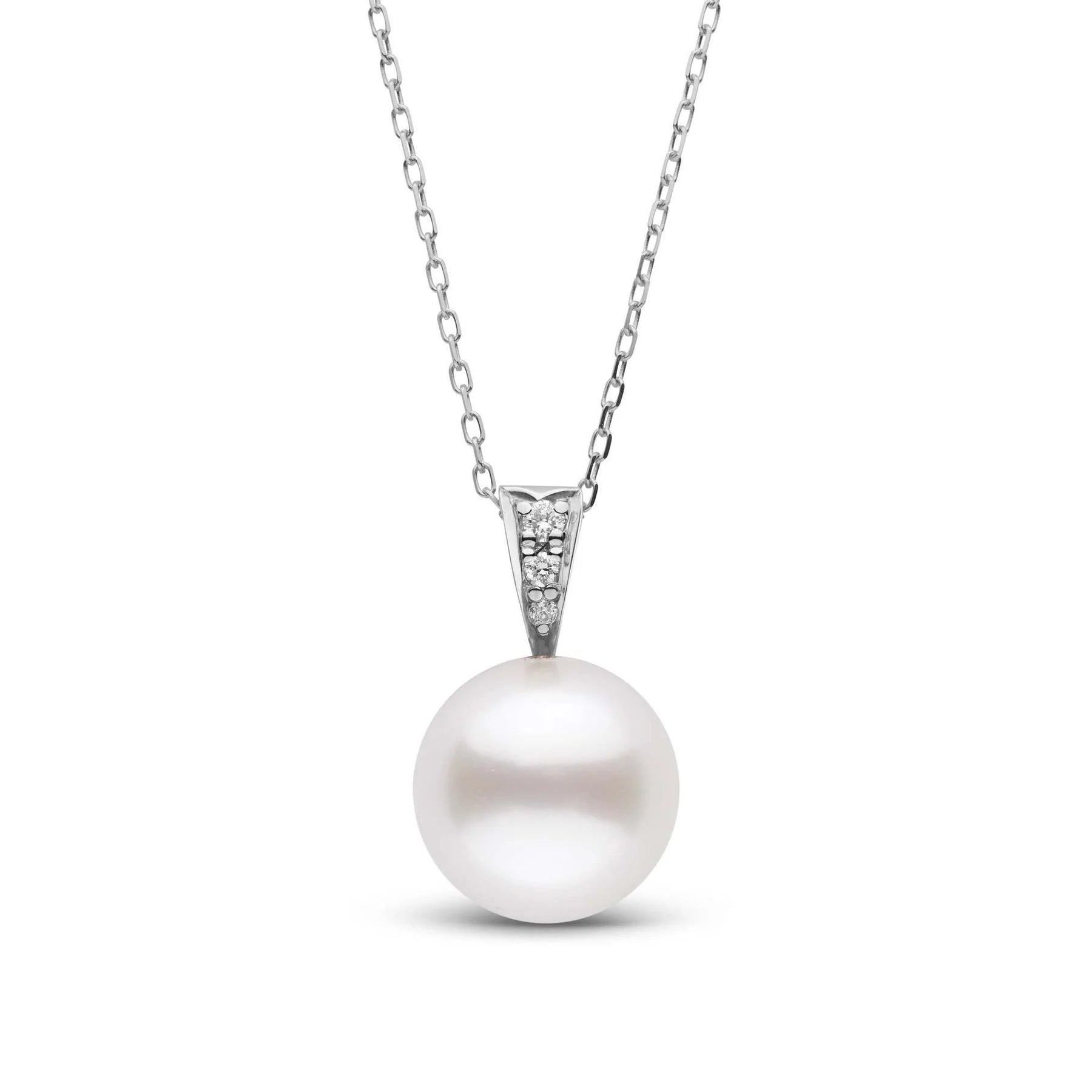 Freshwater Pearl Diamond Pendant