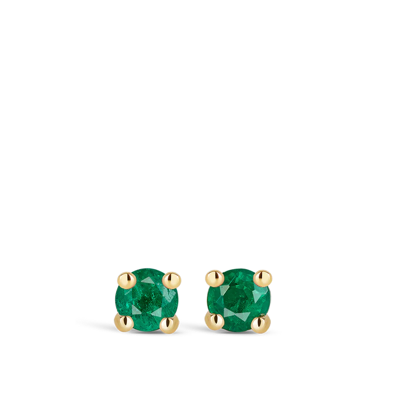 Emerald Stud Earrings