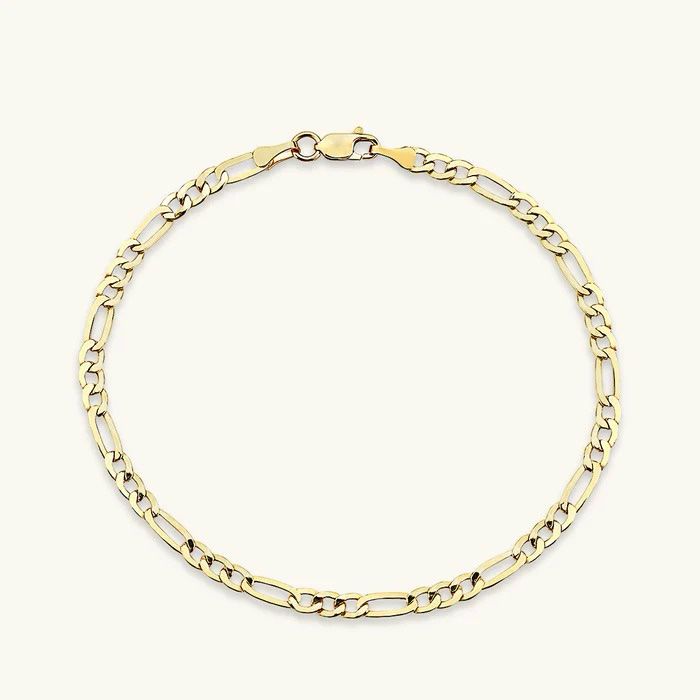 Ladies Figaro Chain Bracelet