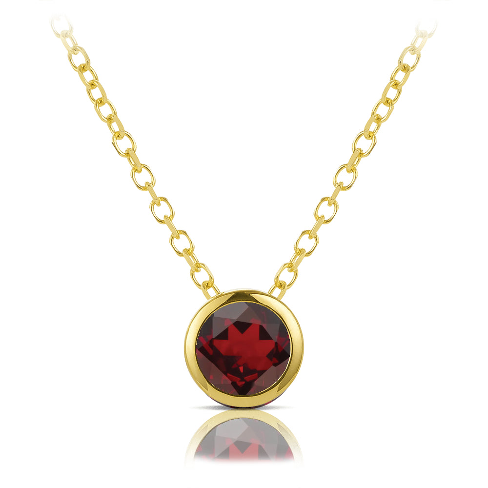 Garnet Gemstone Pendant