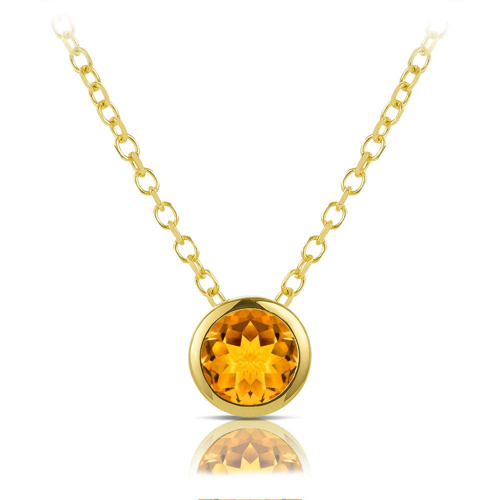 Citrine Gemstone Pendant