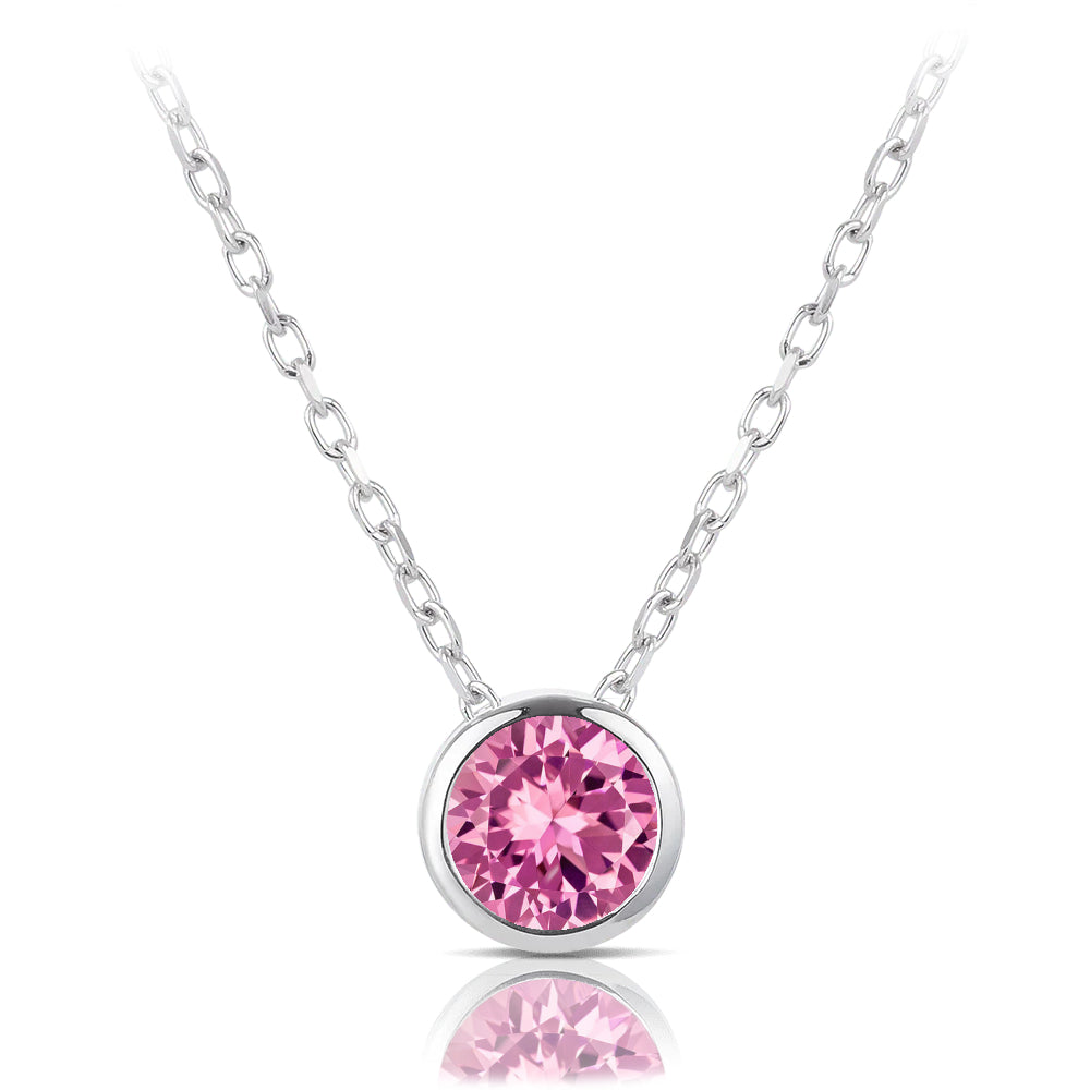 Pink Tourmaline Gemstone Pendant