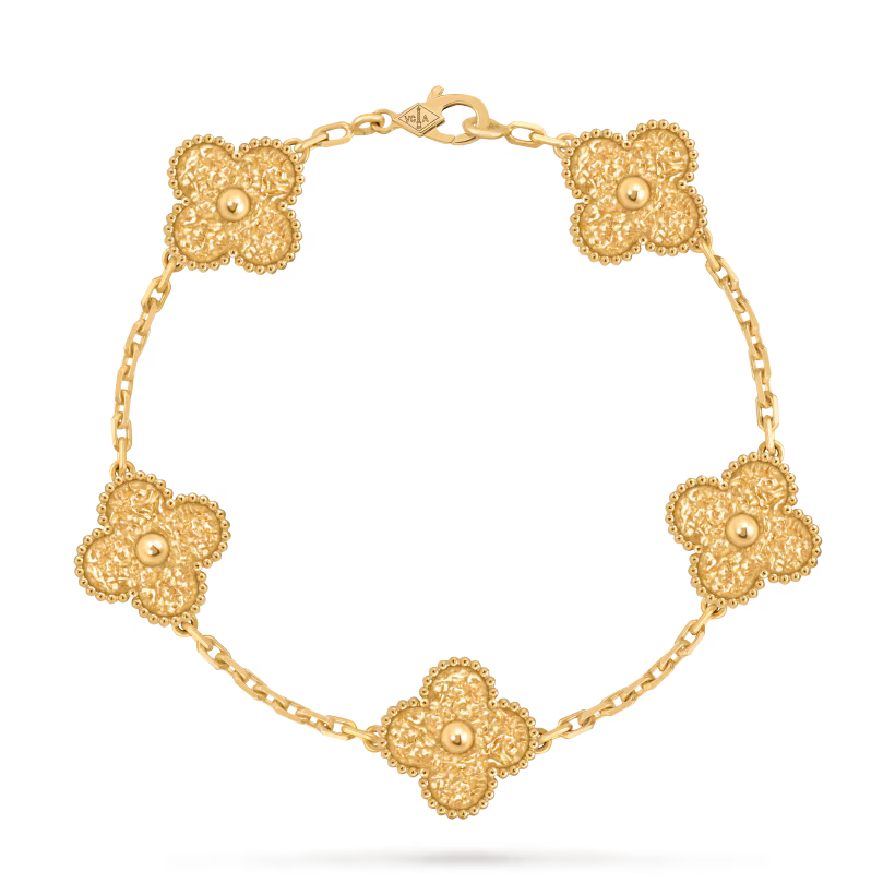 Vintage Alhambra bracelet, 5 motifs