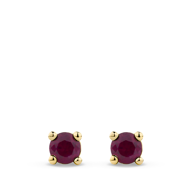 Ruby Stud Earrings