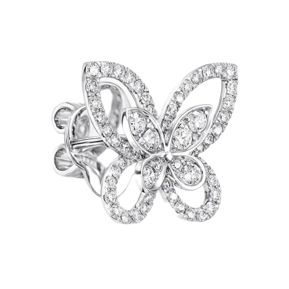 Butterfly Diamond Stud Earrings